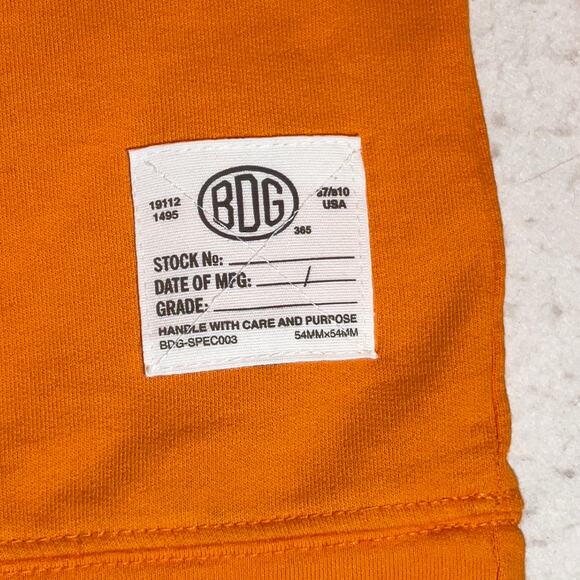 BDG Urban Outfitter 1/4 Zip Polo Men's S Long Sleeve Fleece Spread Collar Pocket - Picture 6 of 12